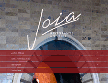 Tablet Screenshot of joiaristorante.com